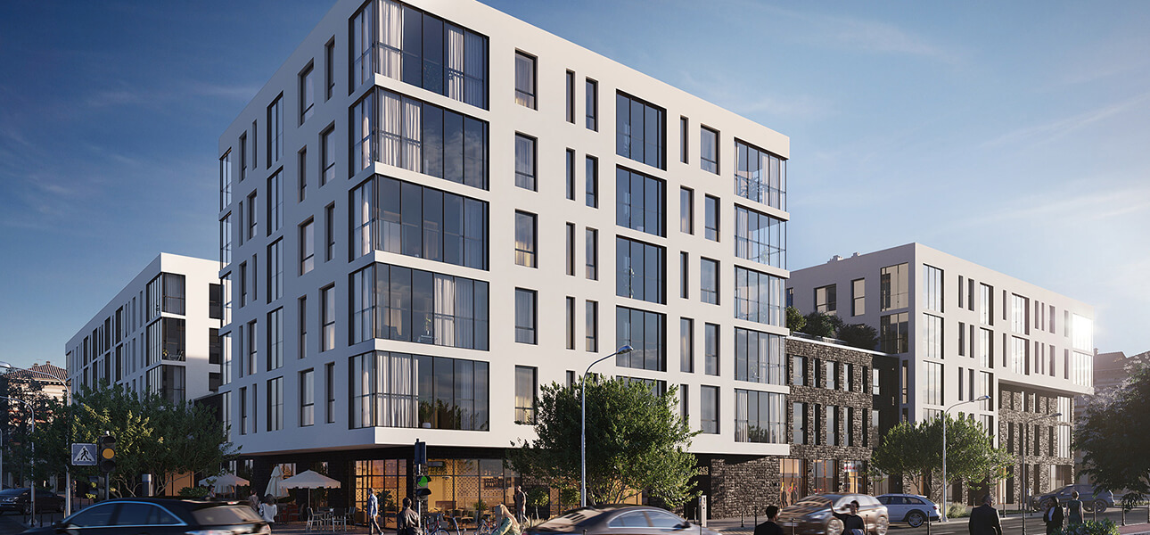 VST Global residential scaffolding at Riverside Towers, Melbourne - High-rise residential construction